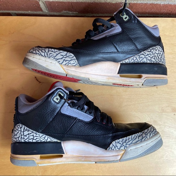 Jordan 3 Black Cement 2001 - Picture 3 of 10